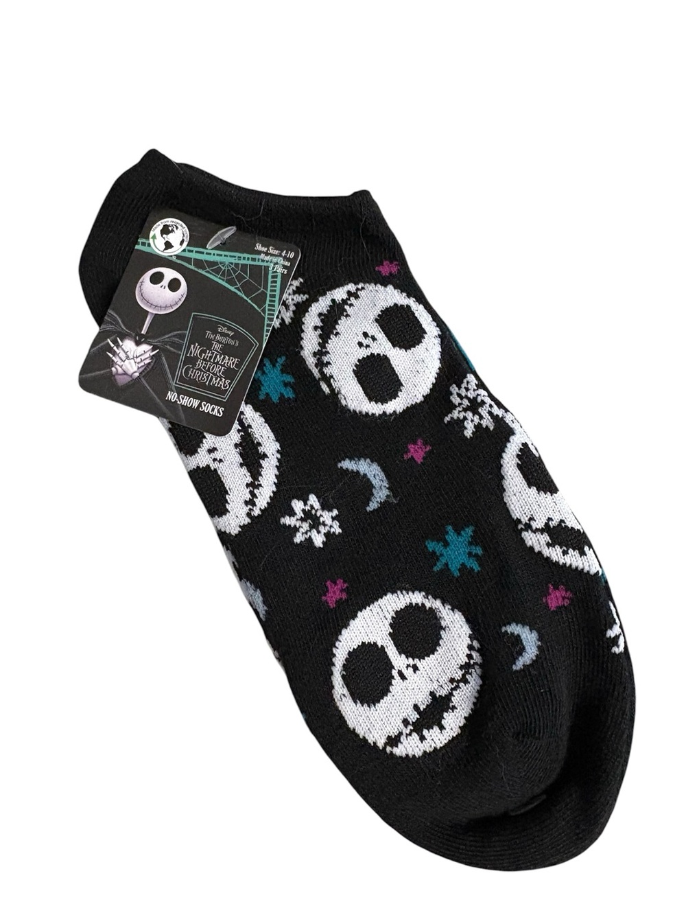 Nightmare Before Christmas Jack Skellington 3pair No-Show Socks